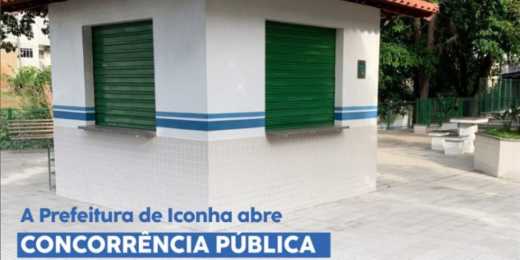 Iconha: Prefeitura abre concorrência para uso comercial do quiosque da praça