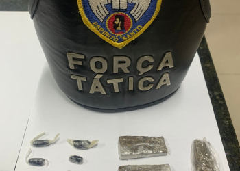 Marataízes: Militares da 9ª Cia Ind apreende drogas