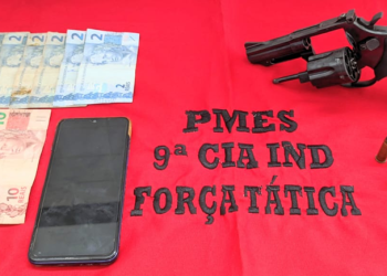 Marataízes: PM detém suspeito e apreende arma de fogo em Jacarandá