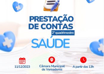 Kennedy: Saúde faz prestação de contas na Câmara de Vereadores