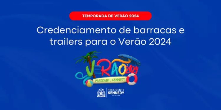 Kennedy: Começa o credenciamento de barracas e trailers para o Verão 2024