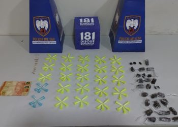 Guarapari: PM apreende entorpecentes