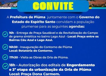 Piúma: Governador inaugura rodovia do contorno e entrega outras obras