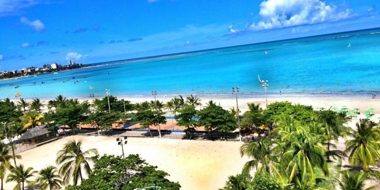 Praia de Pajuçara, Maceió. Foto: Daniele F