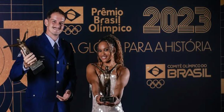 Esportes: Prêmio Brasil Olímpico coroa Rebeca Andrade e Marcus D’Almeida