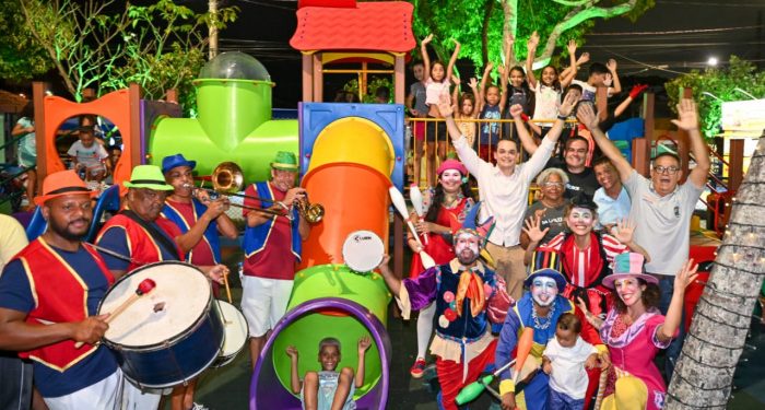 Vitória: Mágica, música e homenagem na entrega do novo Parque Kids em Goiabeiras