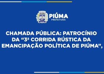 Piúma: Prefeitura faz Chamada Pública de patrocínio da “3ª Corrida Rústica da Emancipação Política”