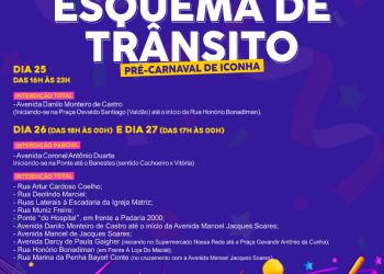 Iconha: Mudanças no trânsito para o pré-carnaval começam hoje (25)