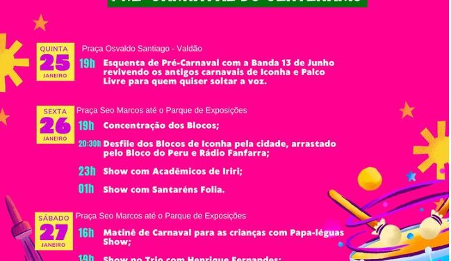 Iconha: Confira a programação do Pré-Carnaval 2024