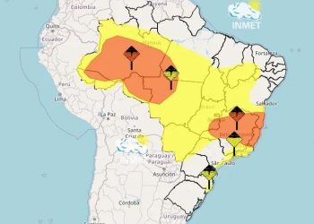 Brasil: Inmet faz novo alerta de perigo de tempestades para 10 estados