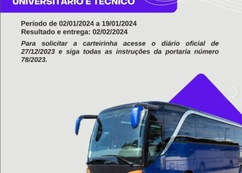 Itapemirim: Prefeitura alerta sobre prazo de solicitação da carteirinha do estudante
