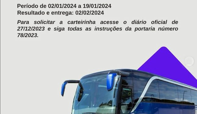 Itapemirim: Prefeitura alerta sobre prazo de solicitação da carteirinha do estudante