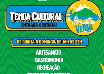 Itapemirim: Tenda Cultural Verão 2024 com atividades de quinta a domingo