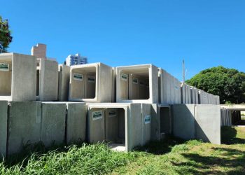 Prefeitura comprou 2 mil galerias para implementar novo sistema na Praia do Morro. Fotos: HM Comunicação.
