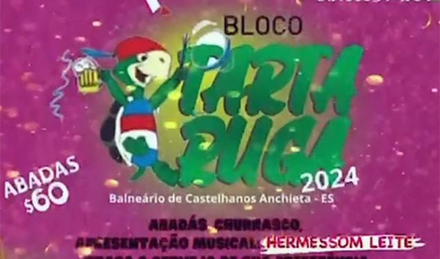 Ressaca: Ainda tem Carnaval em Anchieta no Bloco Tartaruga de Castelhanos