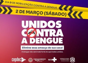 Espírito Santo: Estado é referência nacional para ações do Dia D contra dengue no sábado (2)