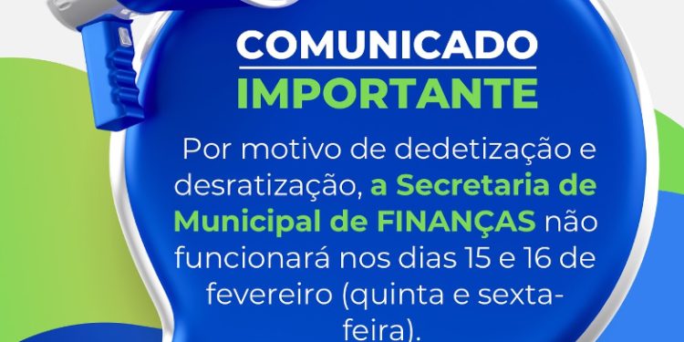 Itapemirim: Prefeitura fecha Secretaria de Finanças para dedetização e desratização