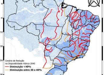 Meio Ambiente: Disponibilidade de água no Brasil pode ser reduzida em 40% até 2040