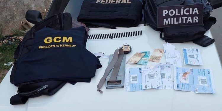 Kennedy: Polícia Militar prende suspeitos de subtraírem dinheiro de caixas eletrônicos