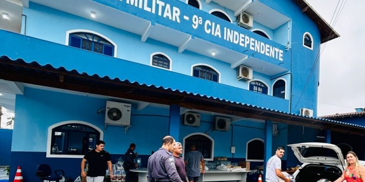 Solidariedade: Polícia Militar promove campanha de ajuda as vítimas das fortes chuvas em Mimoso do Sul