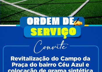 Piúma: Prefeitura revitalizará campo da praça do Céu Azul