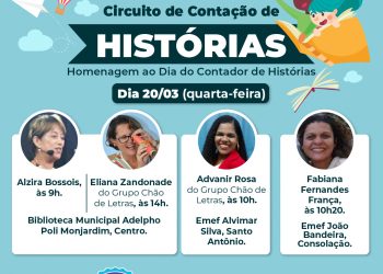 Vitória: Dia Internacional do Contador de Histórias ganha programação especial da Cultura