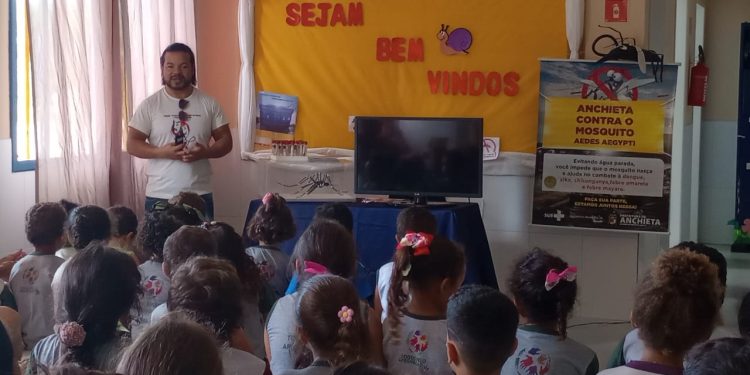 Anchieta: Alunos de Goembê aprendem cuidados contra a dengue