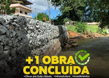 Iconha: Prefeitura conclui obra do muro de contenção de Bom Destino