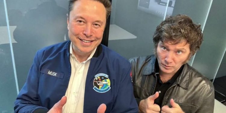 Argentina: Milei oferece apoio a Musk em disputa envolvendo plataforma X e o Brasil