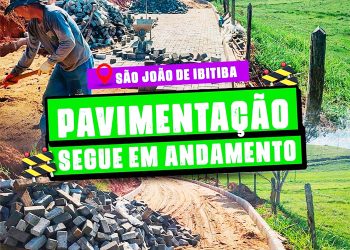 Piúma: Pavimentação em São João de Ibitiba segue em andamento