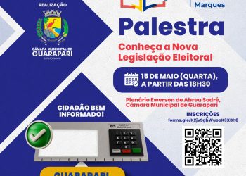 Guarapari: Câmara de Vereadores faz palestra sobre legislação eleitoral para a população nesta quarta (15)