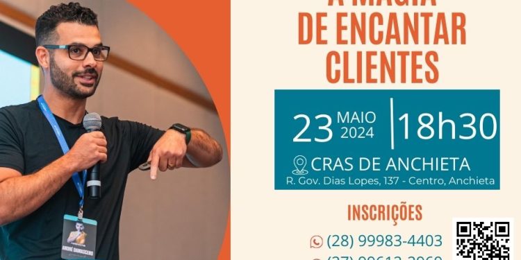 Anchieta: Palestra ‘Descubra o segredo da Magia de Encantar Clientes’ tem nova data