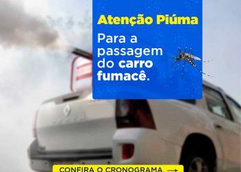 Piúma: Prefeitura divulga o cronograma do carro fumacê