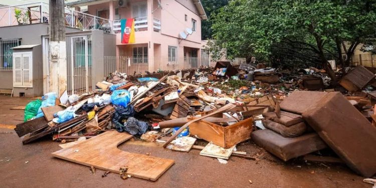 Porto Alegre: Lixo, ratos e insetos aparecem com o recuo das águas