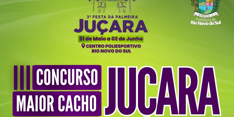 Rio Novo: Prêmios para o 3º Concurso do Maior Cacho de Juçara