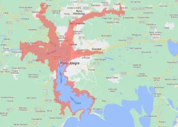 Enchente: Guaíba atinge impressionantes 5,77 metros em Porto Alegre
