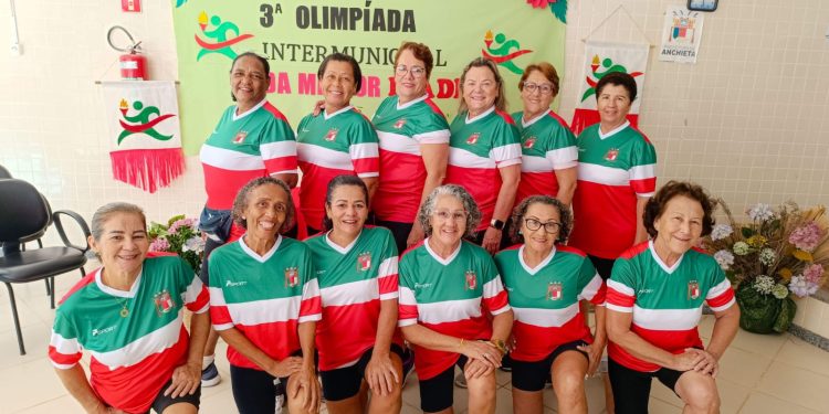 Anchieta: Idosos anchietenses participarão das Olimpíadas da Melhor Idade com novos uniformes