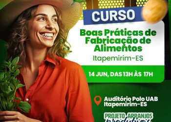 Itapemirim: Prefeitura convida para curso gratuito de Boas Práticas de Fabricação de Alimentos