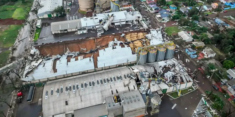RS: Micro explosão atinge município gaúcho de São Luiz Gonzaga