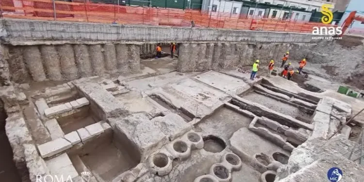 Mundo: Ruínas de antiga lavanderia romana são descobertas perto do Vaticano