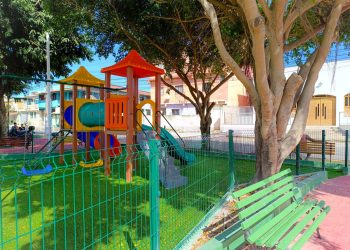 Anchieta: Praça do bairro Alvorada recebe melhorias