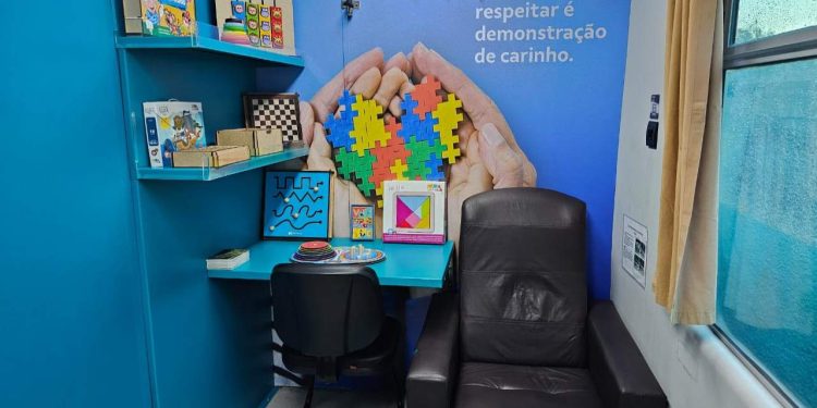 Vale: Trem de passageiros agora tem sala de acolhimento para autistas