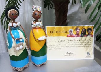 Anchieta: Instrutora de Arte do CRAS recebe Prêmio Inova Afro