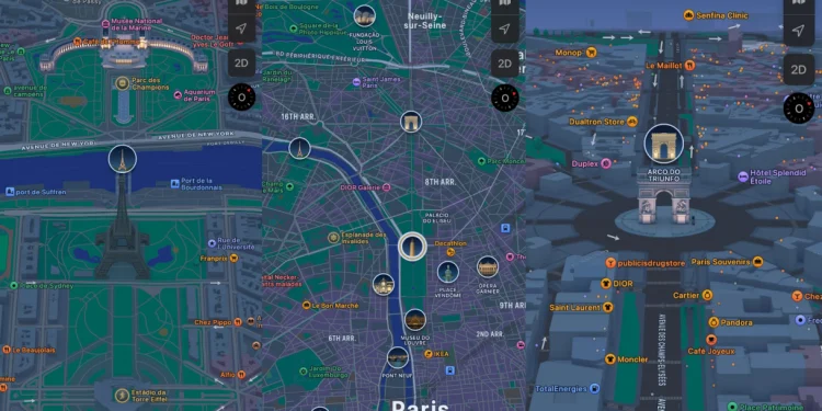 Olimpíadas 2024: Paris ganha mapa 3D com informações de jogos e turismo