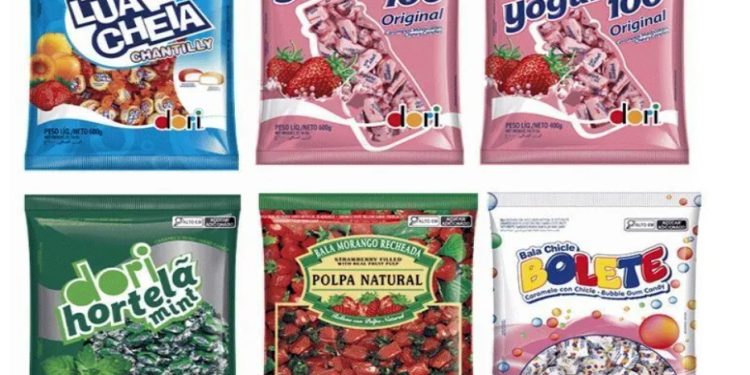 Saúde: Anvisa notifica e Dori recolhe balas por risco de salmonela