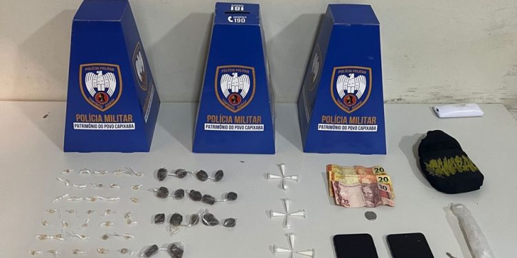 Guarapari: PM apreende drogas, recupera produtos furtados e detém suspeitos