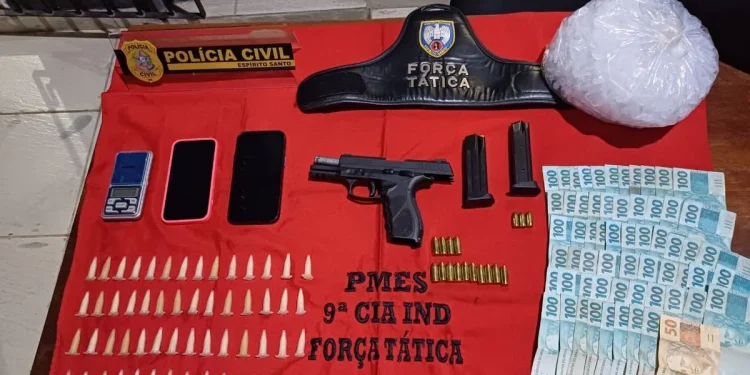 Marataízes: Operação conjunta da PM e PC prende um dos gerentes do tráfico de facção do RJ