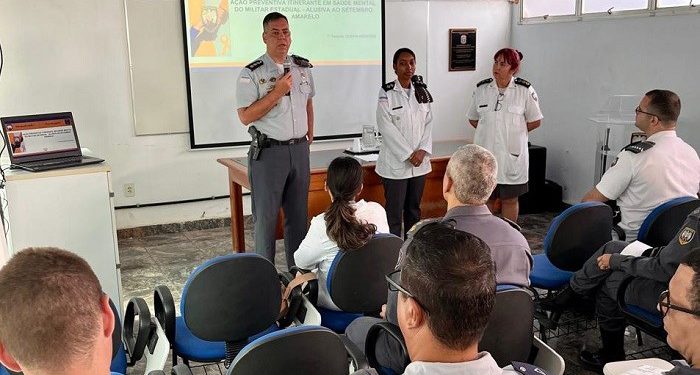Guarapari: 10º Batalhão recebe ação itinerante do Setembro Amarelo