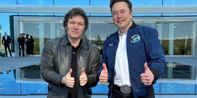 Américas: Musk se encontra pela 3ª vez com Milei e diz que quer investir na Argentina