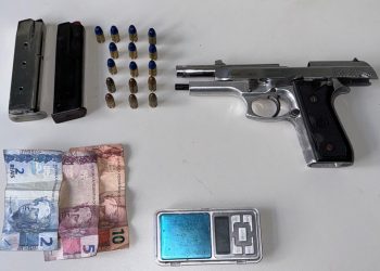 Polícia: Operação conjunta contra tráfico de drogas apreende arma e drogas em Guarapari
